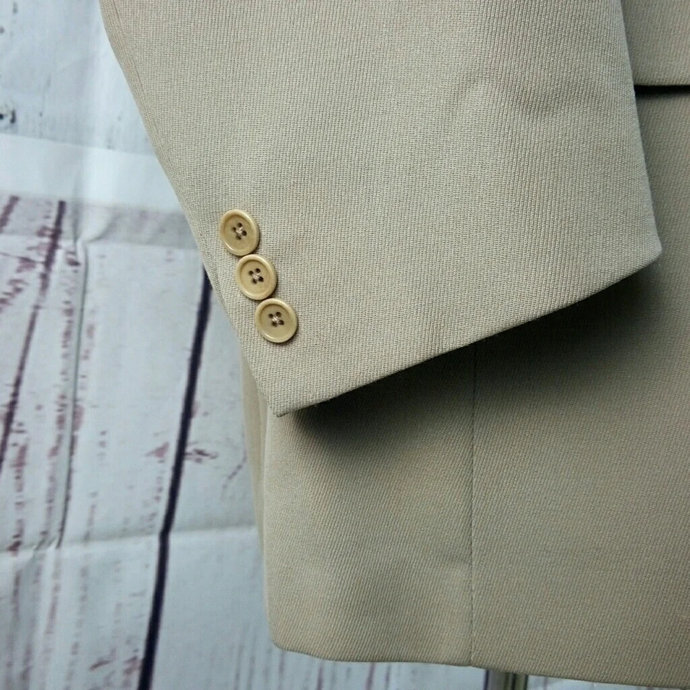 Bachrach 3 Button Suit Blazer Sports Coat 44R